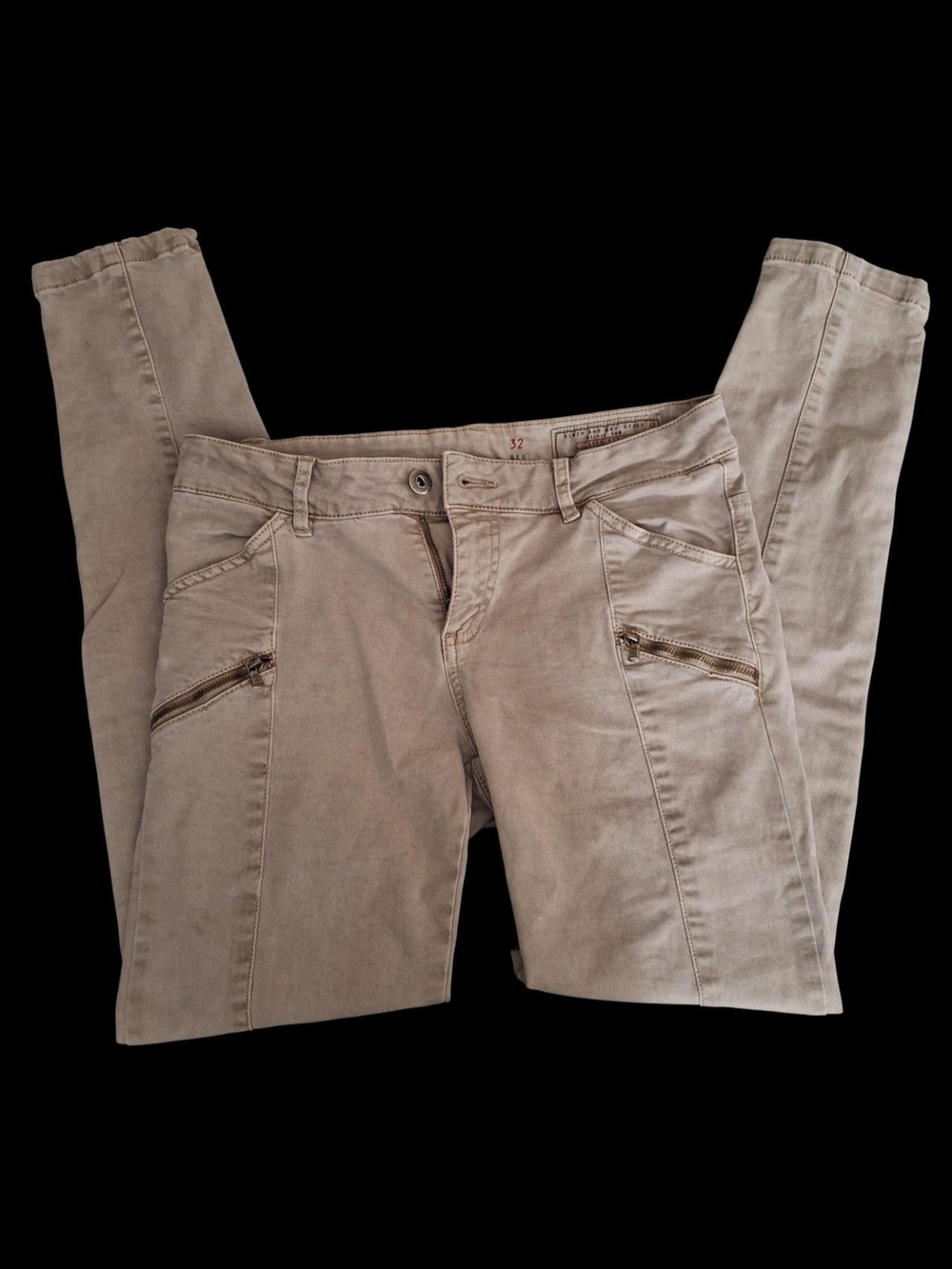 Vintage edc by Esprit Utility Zipper Skinny Jeans Size 6 (28)